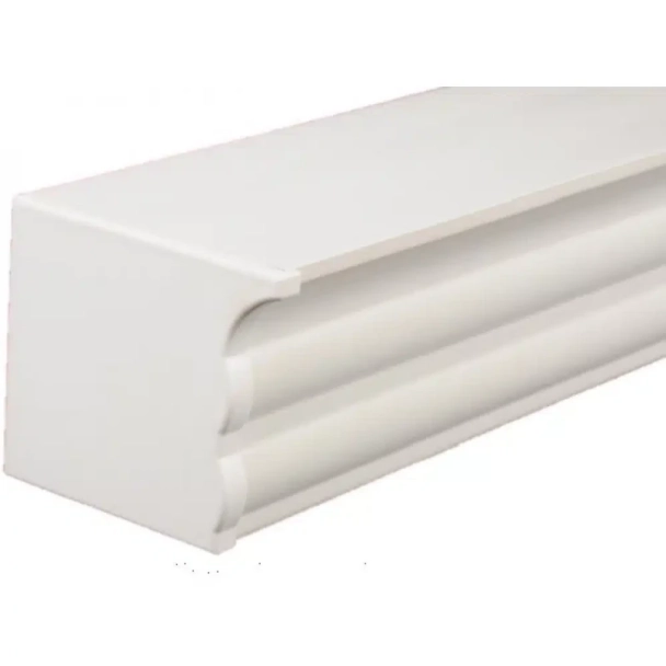 2-Редов стопер с чело - Бял