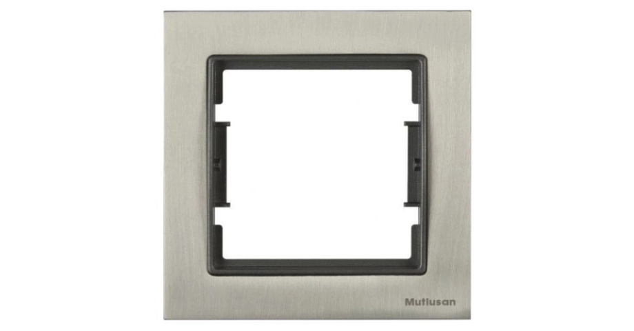 ЕЛИТРА РАМКА ЕДИНИЧНА- СИВ-20бр/к