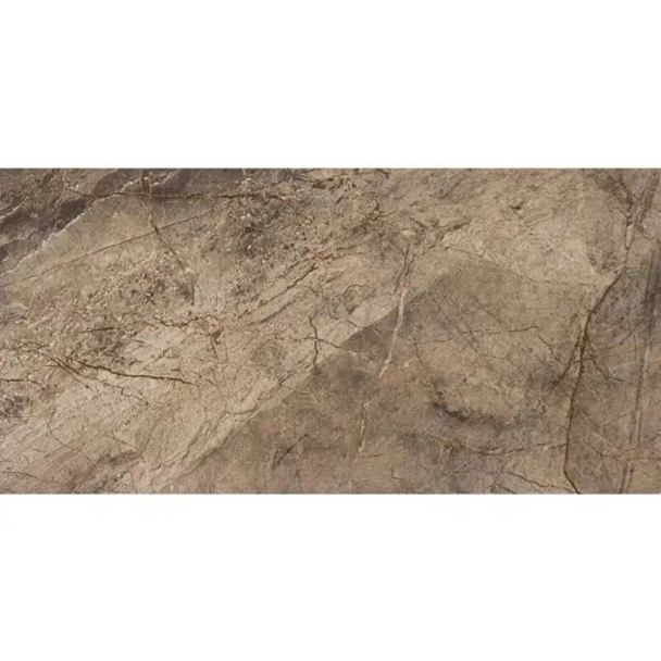 Гранитогрес „Форс" кафяв полиран 60x120cm