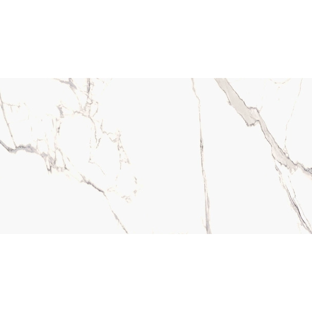 Гранитогрес „Статуарио Гоя" бял мат 60x120cm