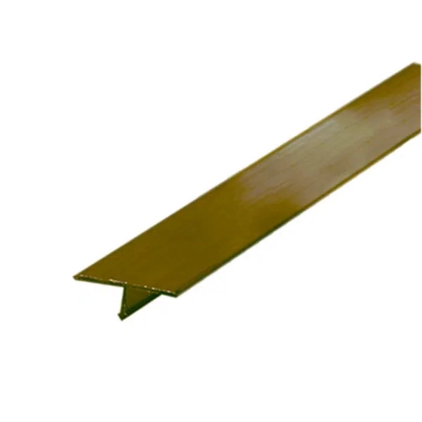 Алуминиев преход T-Образен - Полирано злато