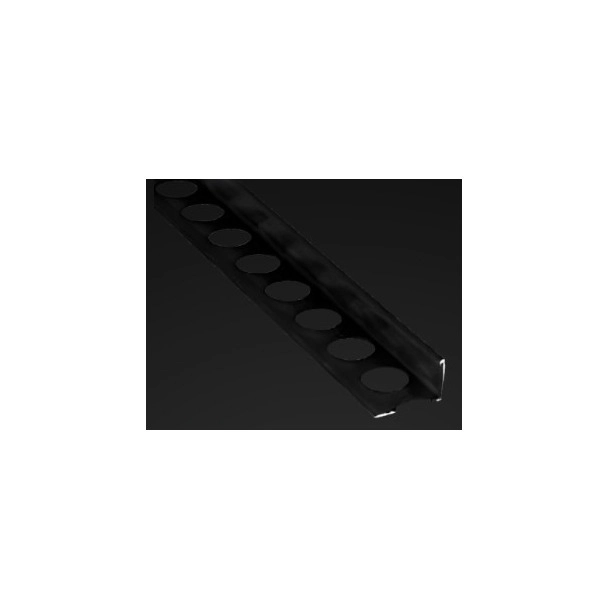 Завършващ ъгъл за фаянс - Черно