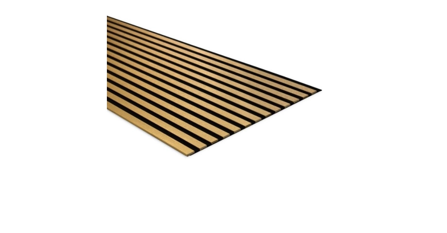 Акустичен панел от MDF 60x275см Голд + ПОДАРЪК: Лепило