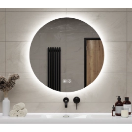 Огледало Кръгло - скрито осветление 50х70 