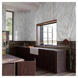 Гранитогрес „Клеопатра" сив полиран 60x120cm