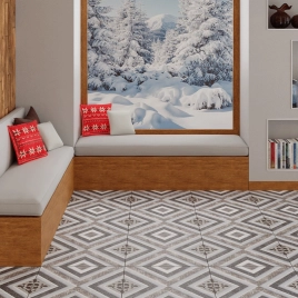 Гранитогрес „Карпет" сив мат 60x60cm
